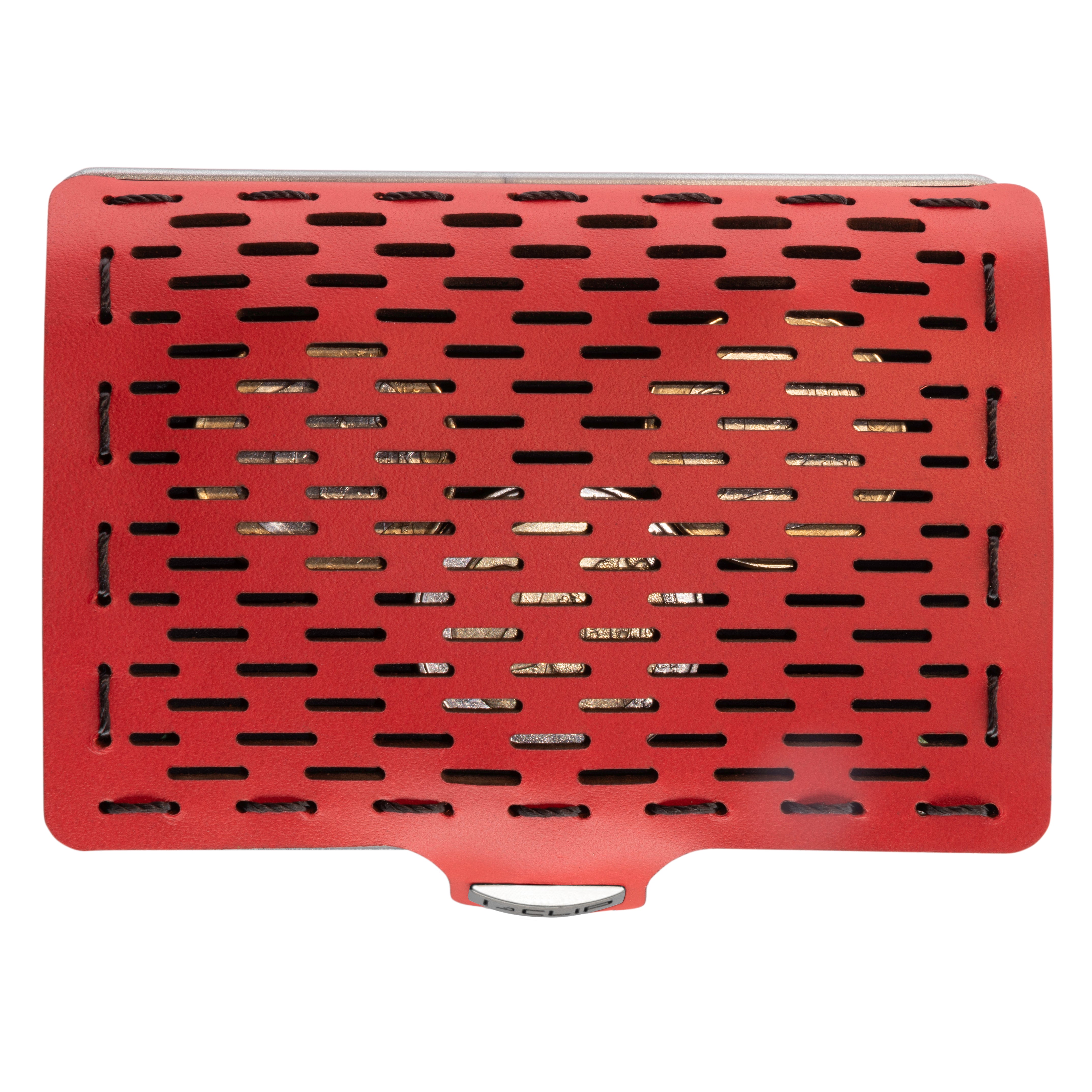 I-CLIP Original Silver with Coin Pouch Red