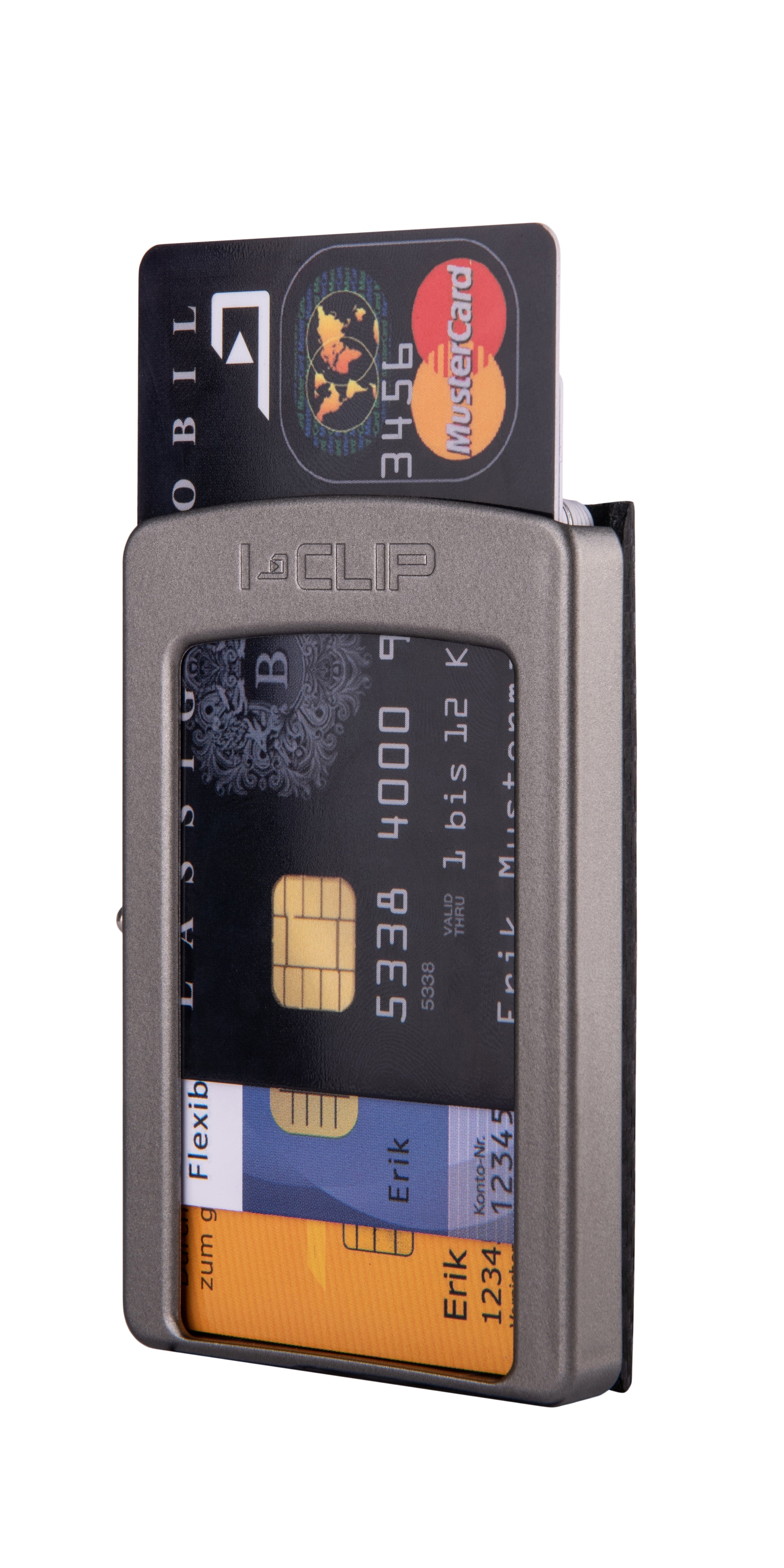 I-CLIP Steel Blasted Liberty Red