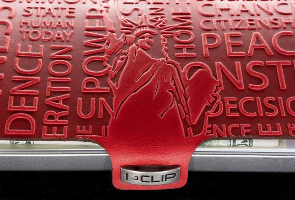 I-CLIP Steel Blasted Liberty Red