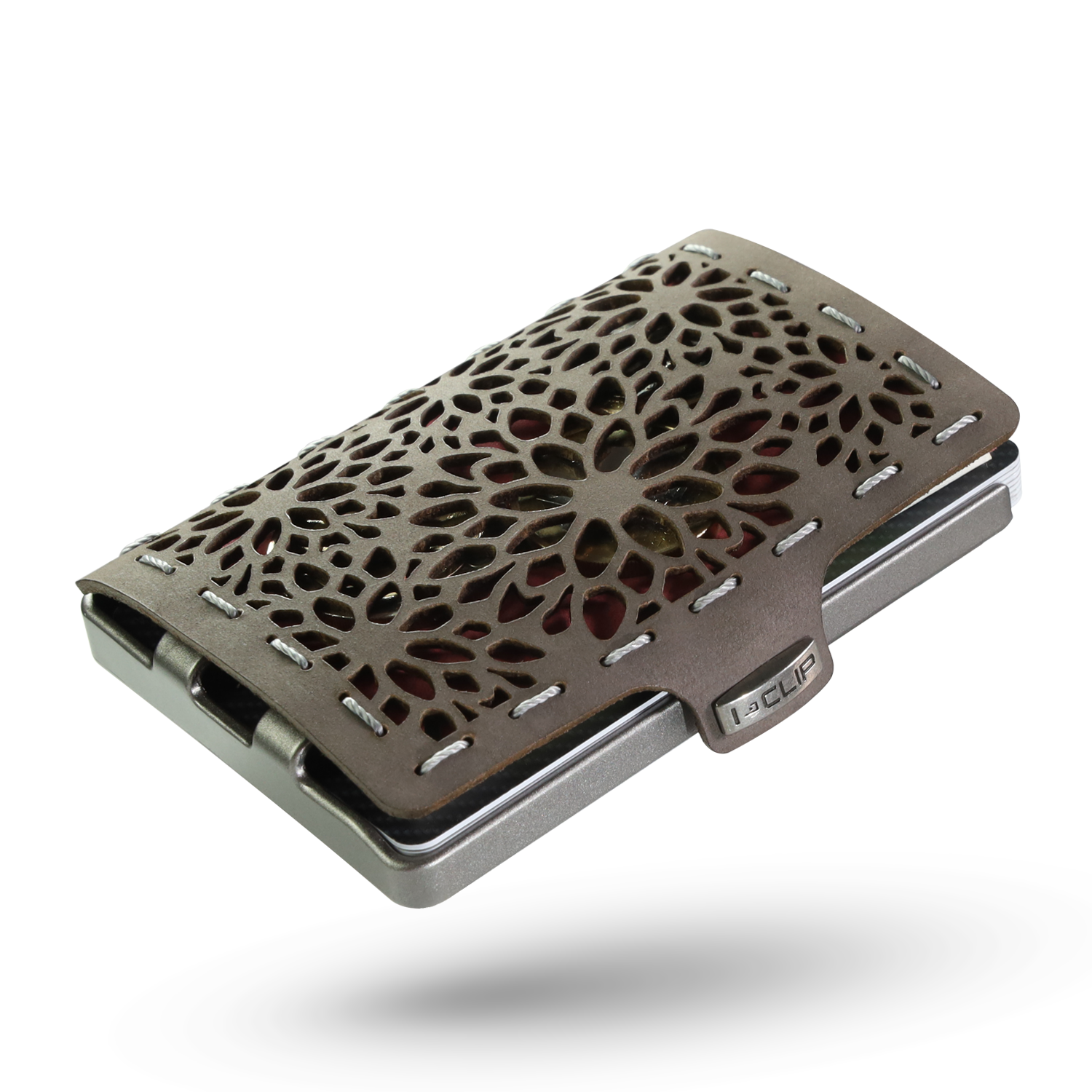 I-CLIP Original Silver with Coin Pouch Lei