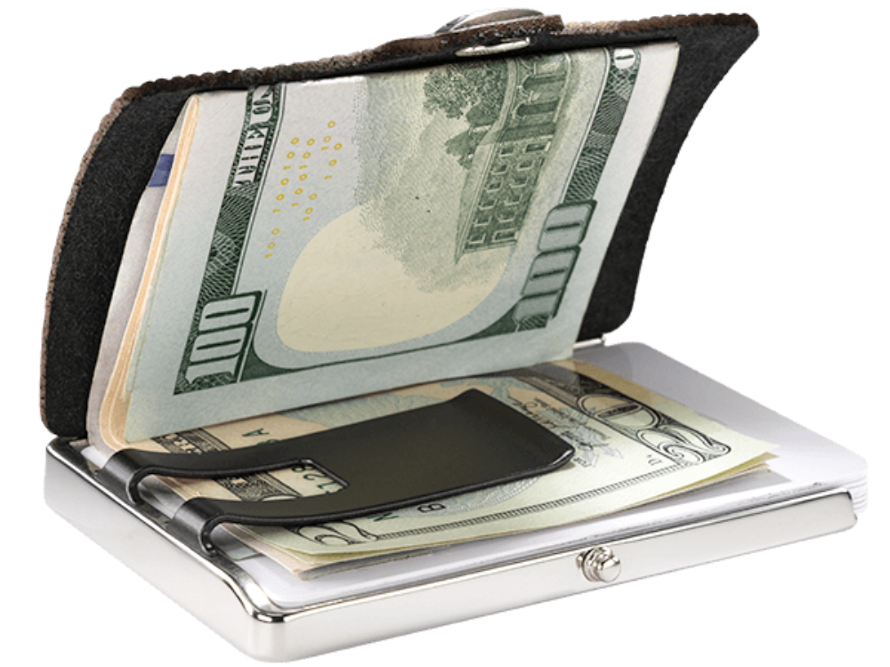 I-CLIP Steel Polished Milanaise Black