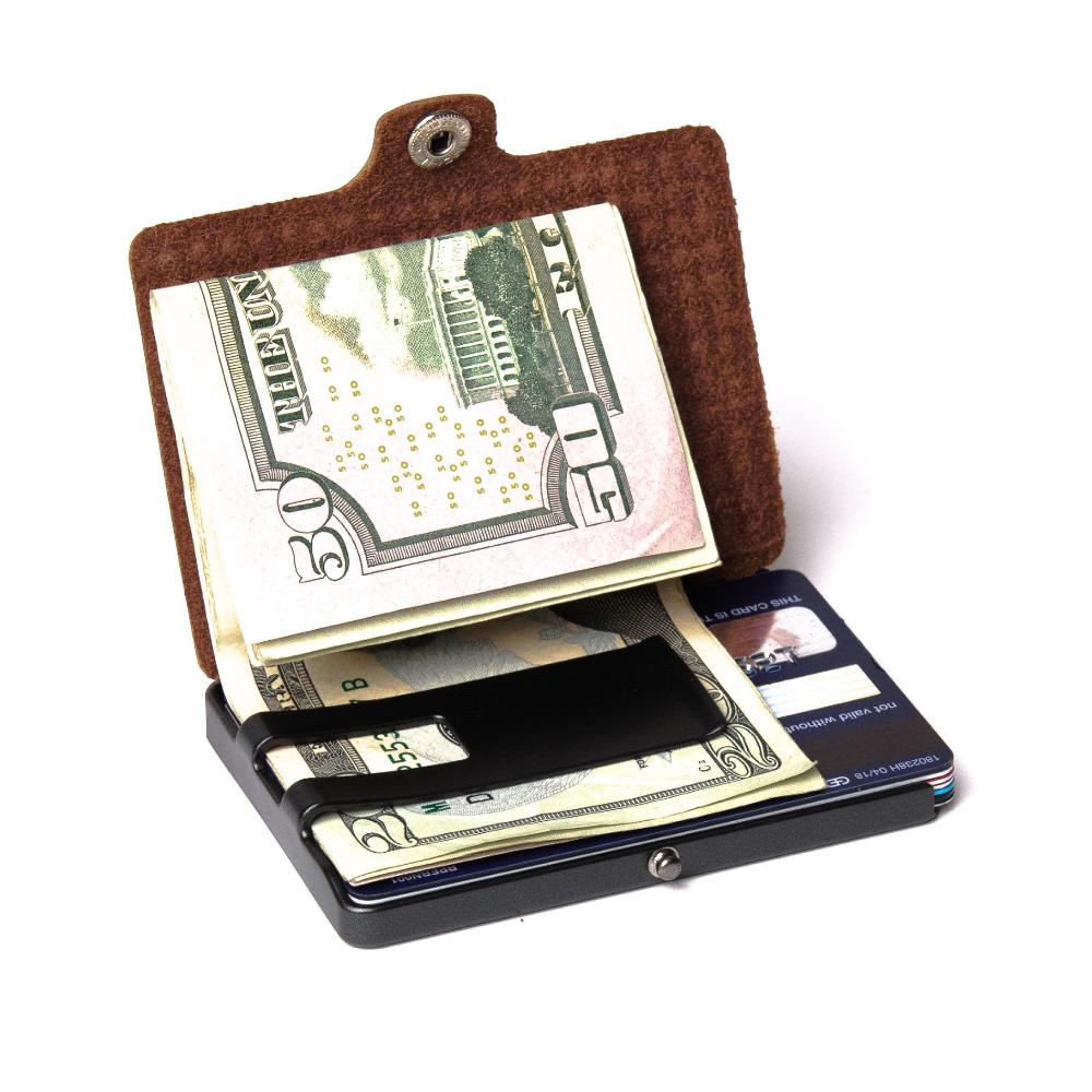 AdvantageR Leather - Oak / Gunmetal Black Frame - I-CLIP