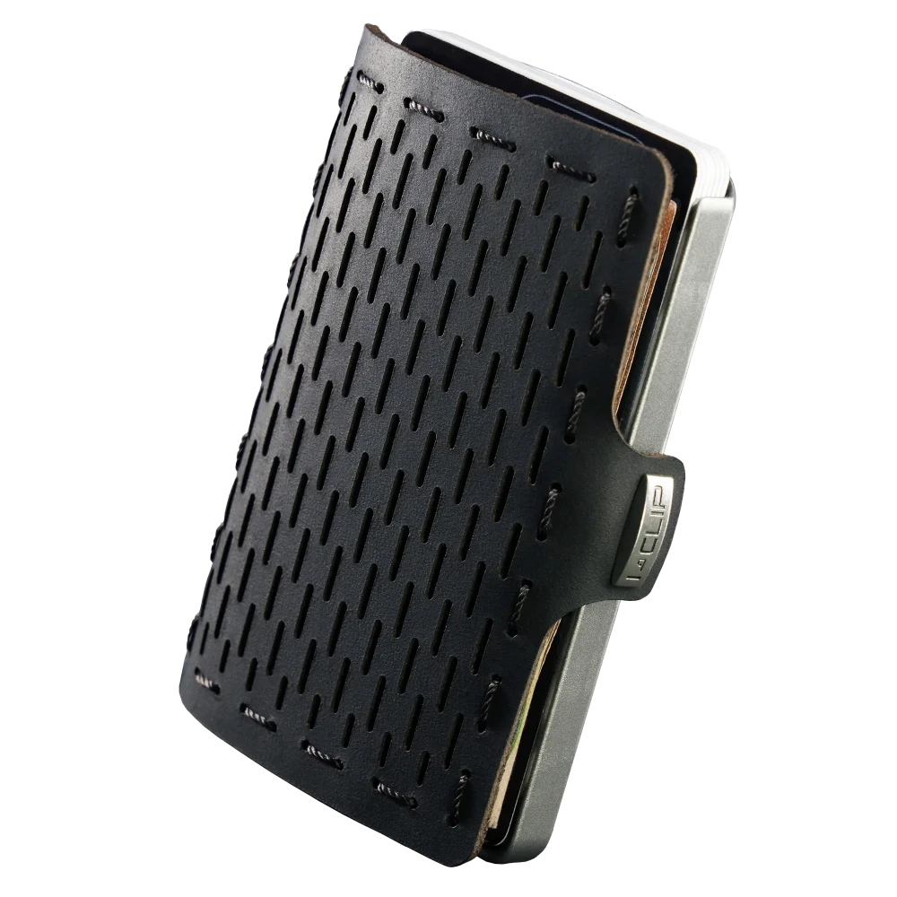 I-Clip Original Silver with Coinpouch Black