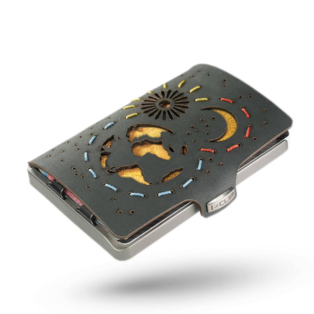 I-CLIP Titan Blasted Soft Touch Sun, Moon, Earth