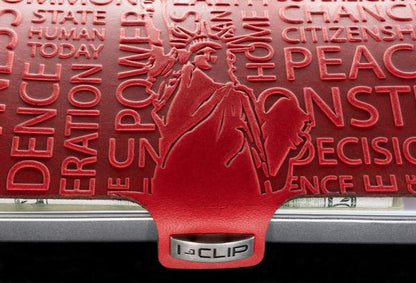 I-CLIP Steel Blasted Liberty Red