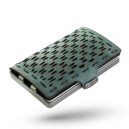 I-CLIP Original Silver with Coin Pouch Blue Lagoon