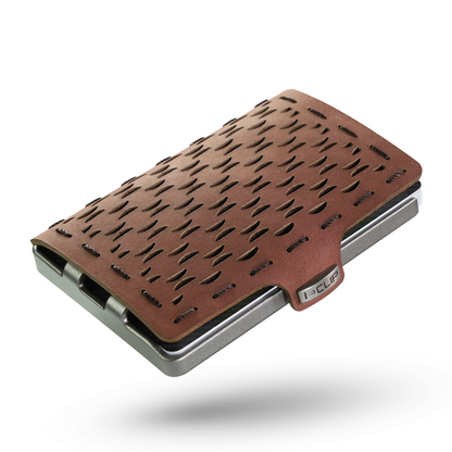 I-CLIP Original Silver with Coin Pouch Coconutshell