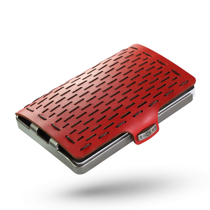 I-CLIP Original Silver with Coin Pouch Red