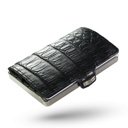 I-CLIP Titanium Polished Caiman Black