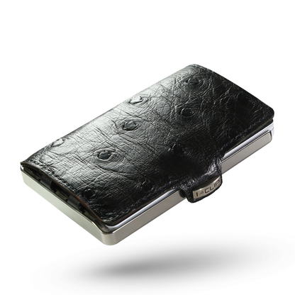 I-CLIP Titanium Polished Ostrich Black