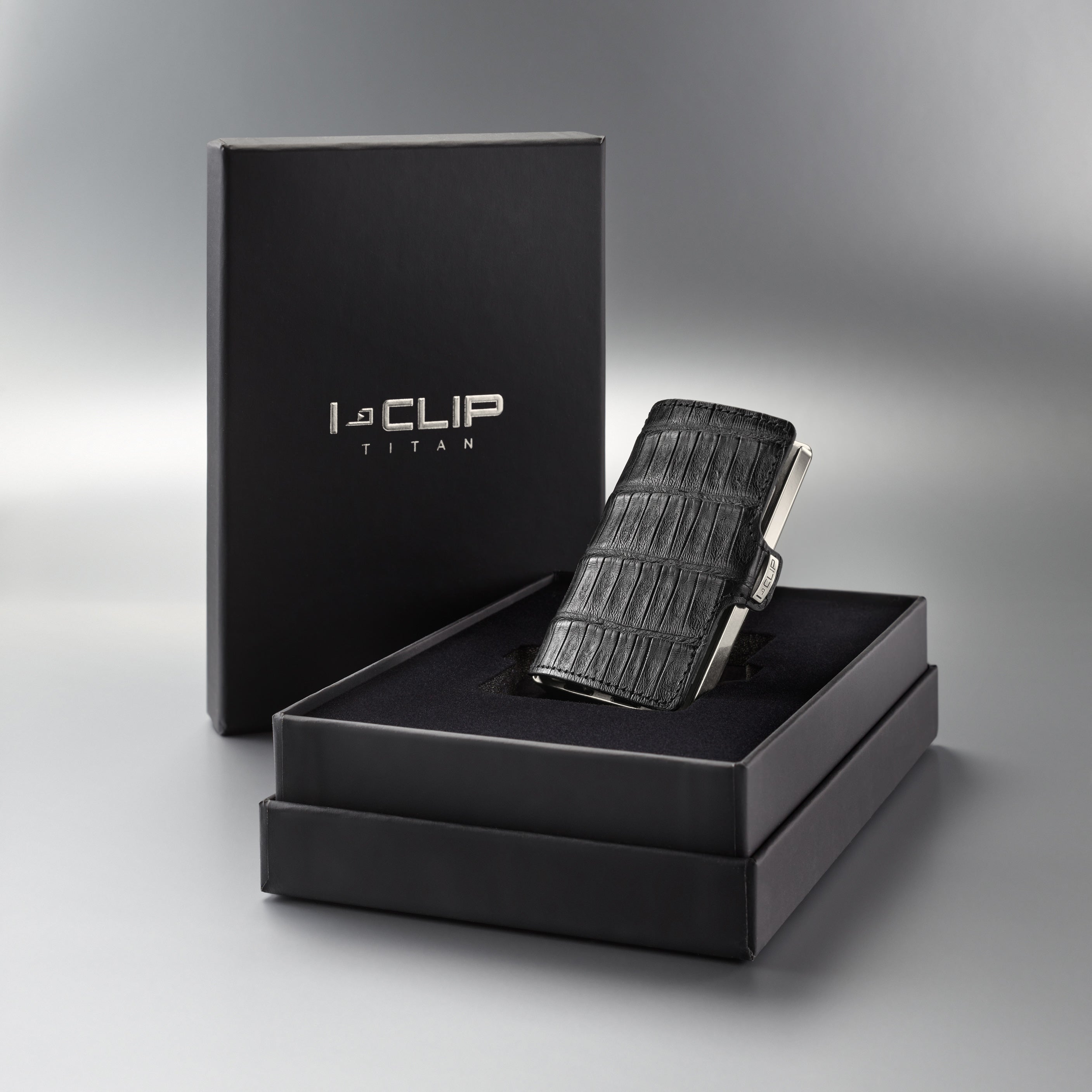 I-CLIP Titanium Polished Caiman Black – I-CLIP USA