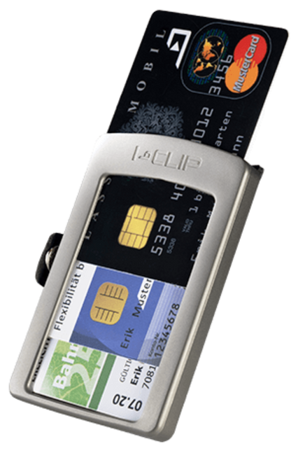 I-CLIP Titanium Blasted RS Mat Black/White