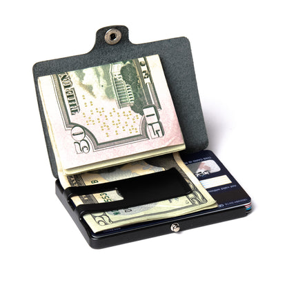 Soft Touch Leather - Slate / Gunmetal Black Frame - I-CLIP 