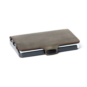 Soft Touch Leather - Olive / Gunmetal Black Frame - I-CLIP 